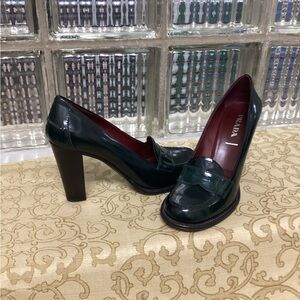 Prada High Heeled Loafers-Size: EU-39, US: 8.5